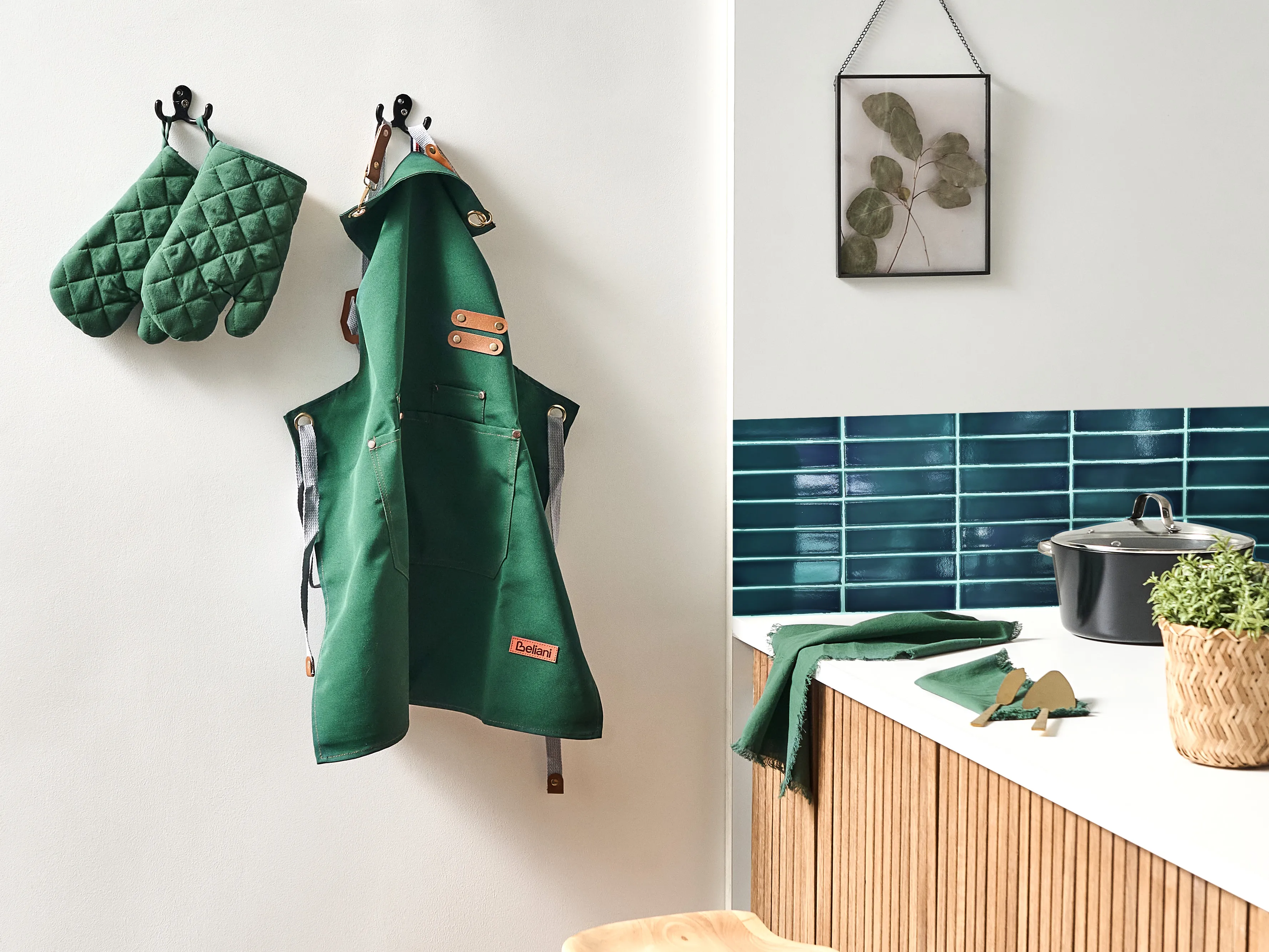 Keukentextielset BRASSICA Groen