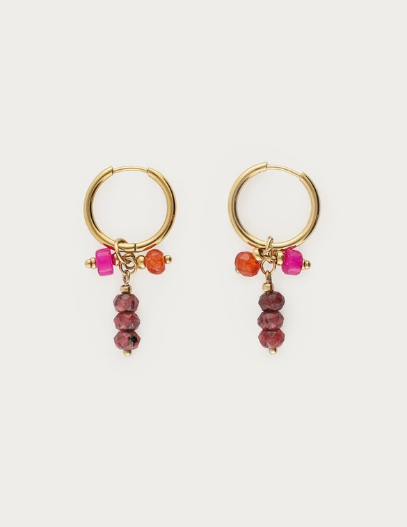 My Jewellery Sunrocks oorringen met kralen MJ12738