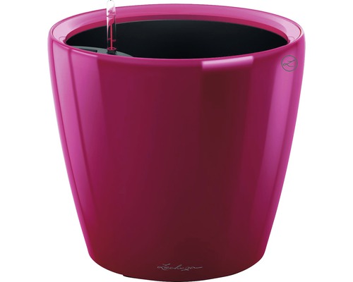 Lechuza Classico LS plantenbak Ø 50 cm H 47 cm rood incl. zelfbewateringssysteem, planteninzet, substraat en waterniveau-indicator