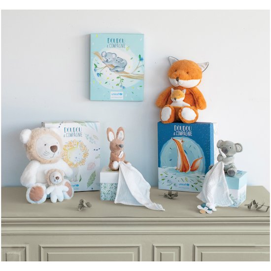 Unicef Doudou attache-sucette   Panda roux        de               Histoire d'ours