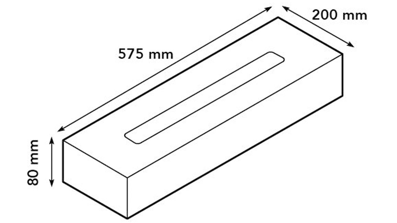 Keramische Brander 5820BB58 x D20 x H8 cm