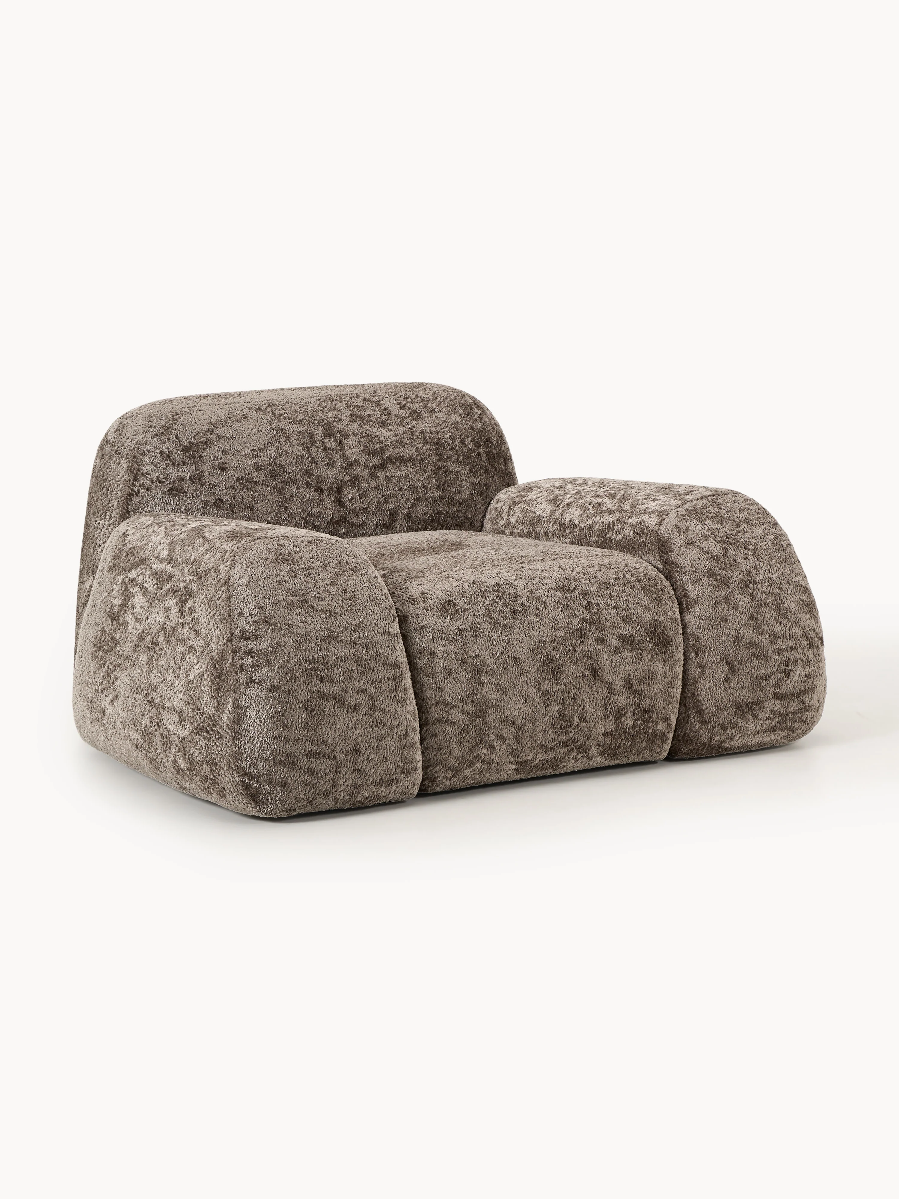 Loungefauteuil Wolke van teddy-bouclé