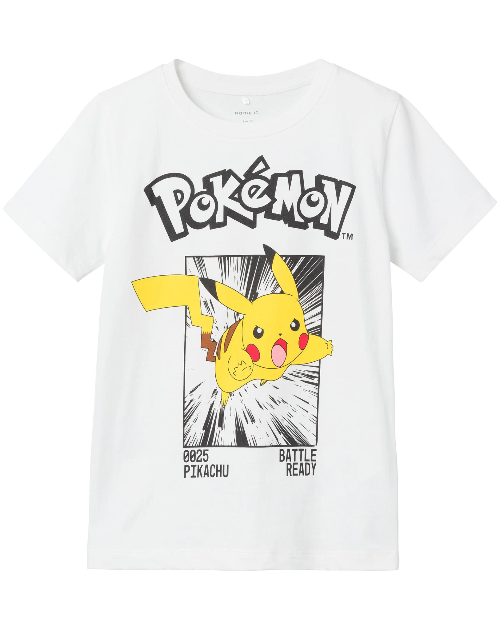 T-Shirt NKMNOISI POKEMON in bright white