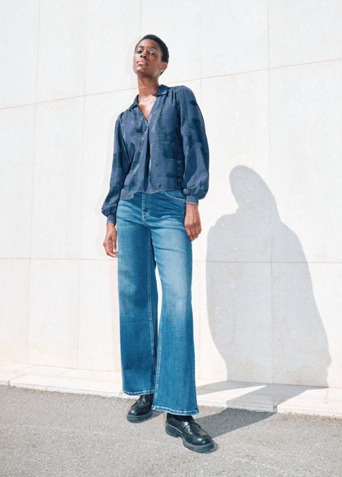 Mos Mosh  Dara Hera Jeans - blå