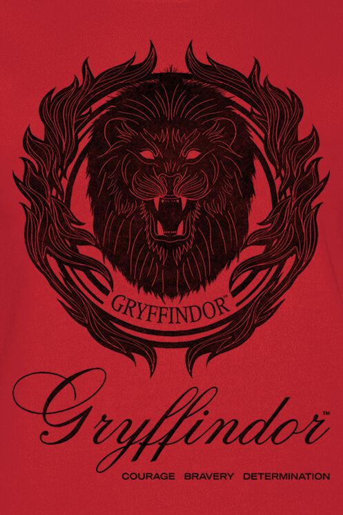 Gryffondor - Courage Bravery Determination | Harry Potter T-Shirt Manches courtes