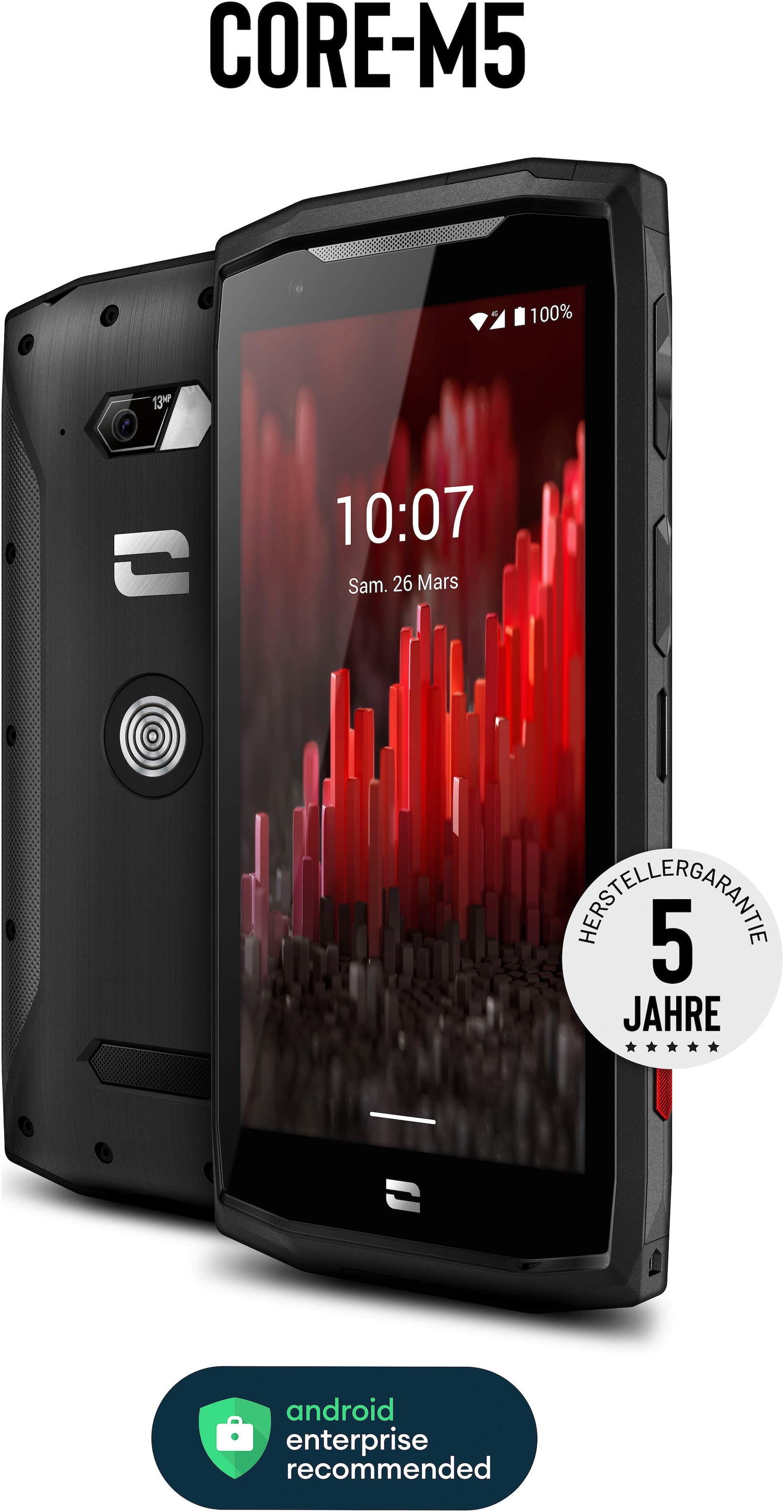 CROSSCALL Smartphone »Core-M5« schwarz