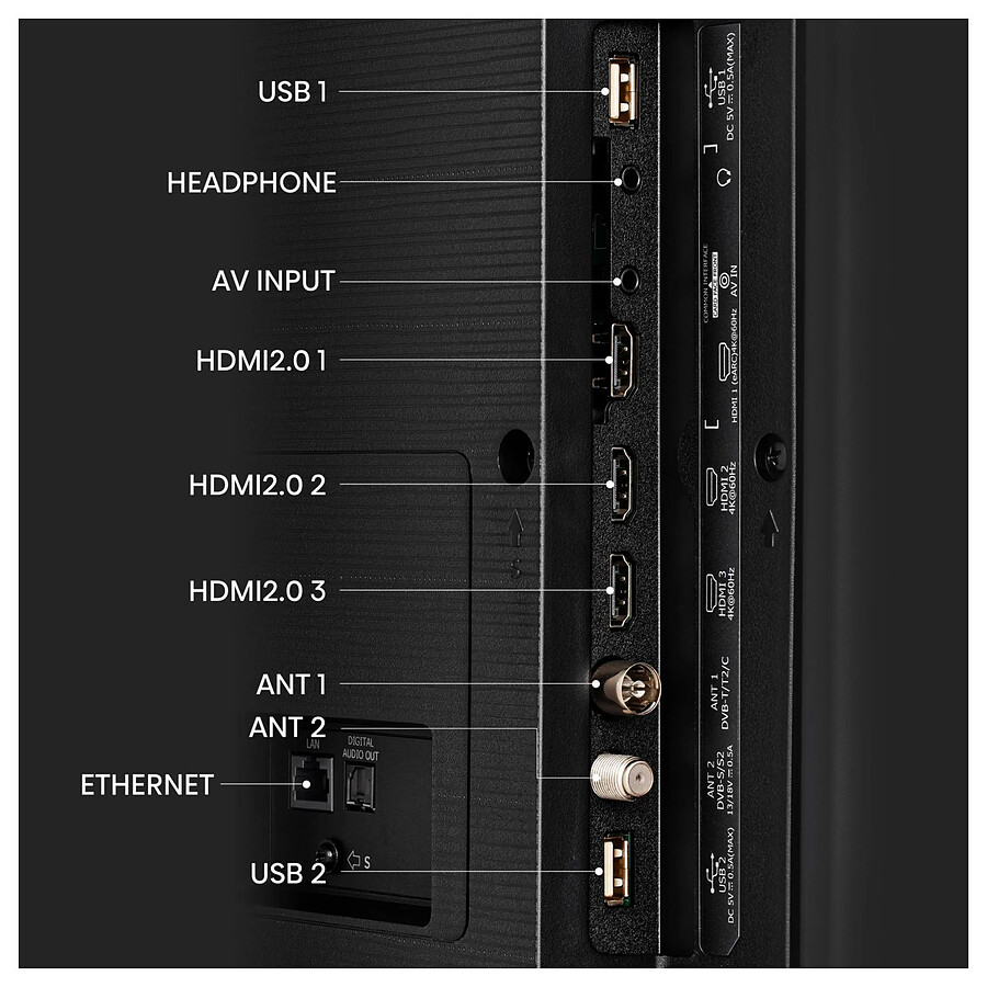 Hisense 55U6KQ - TV 4K UHD HDR - 139 cm