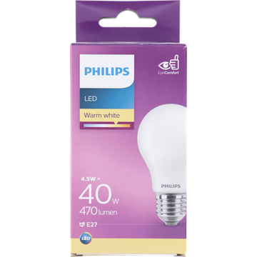 Philips LED Lamp Mat - 40 W - E27 - warmwit licht