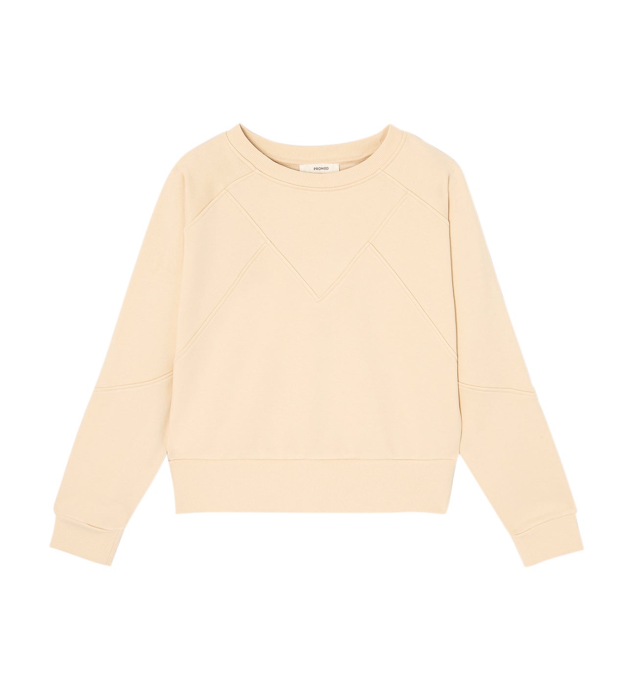 Sweat-shirt en molleton Femme - Beige