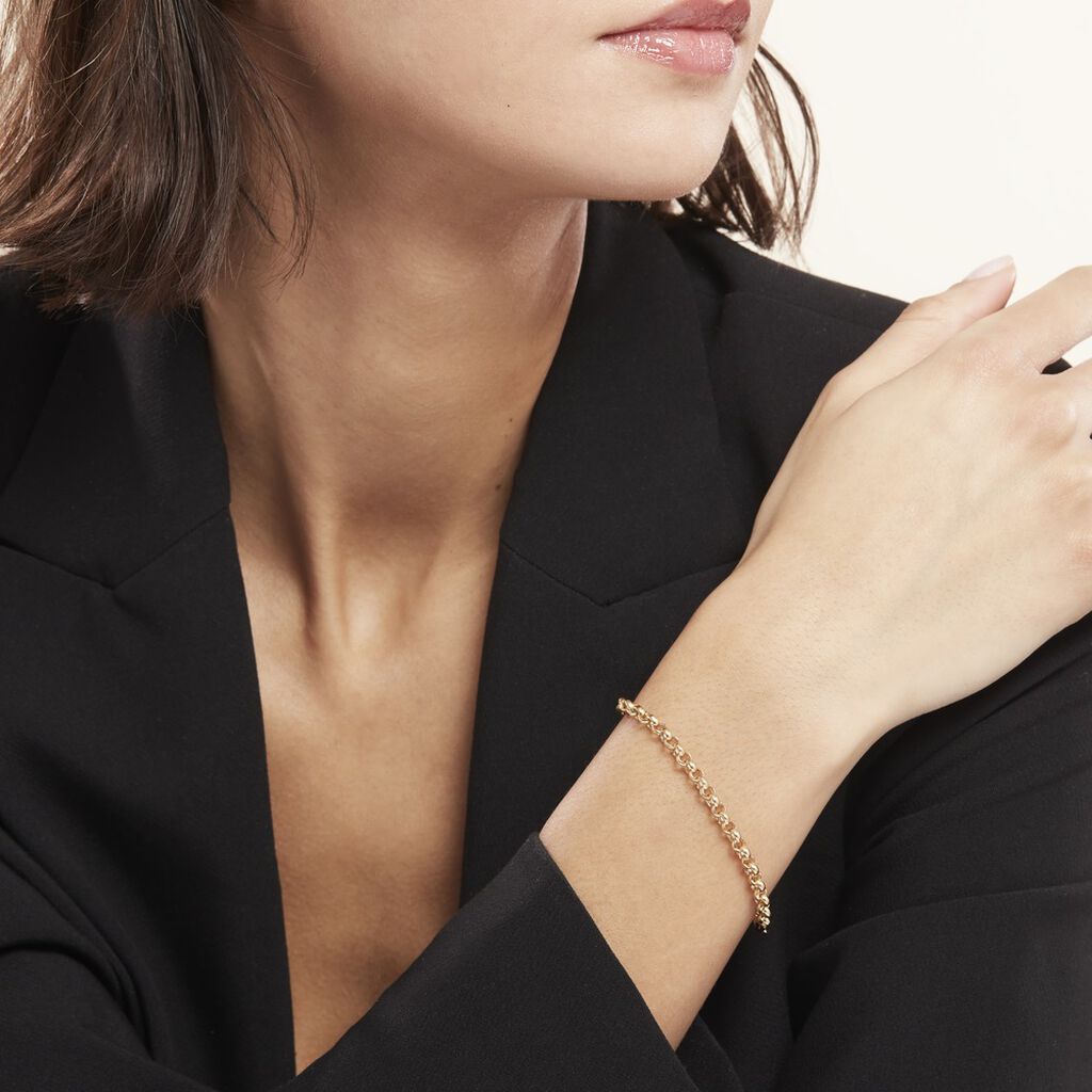Bracelet Maille Or Jaune Jodie