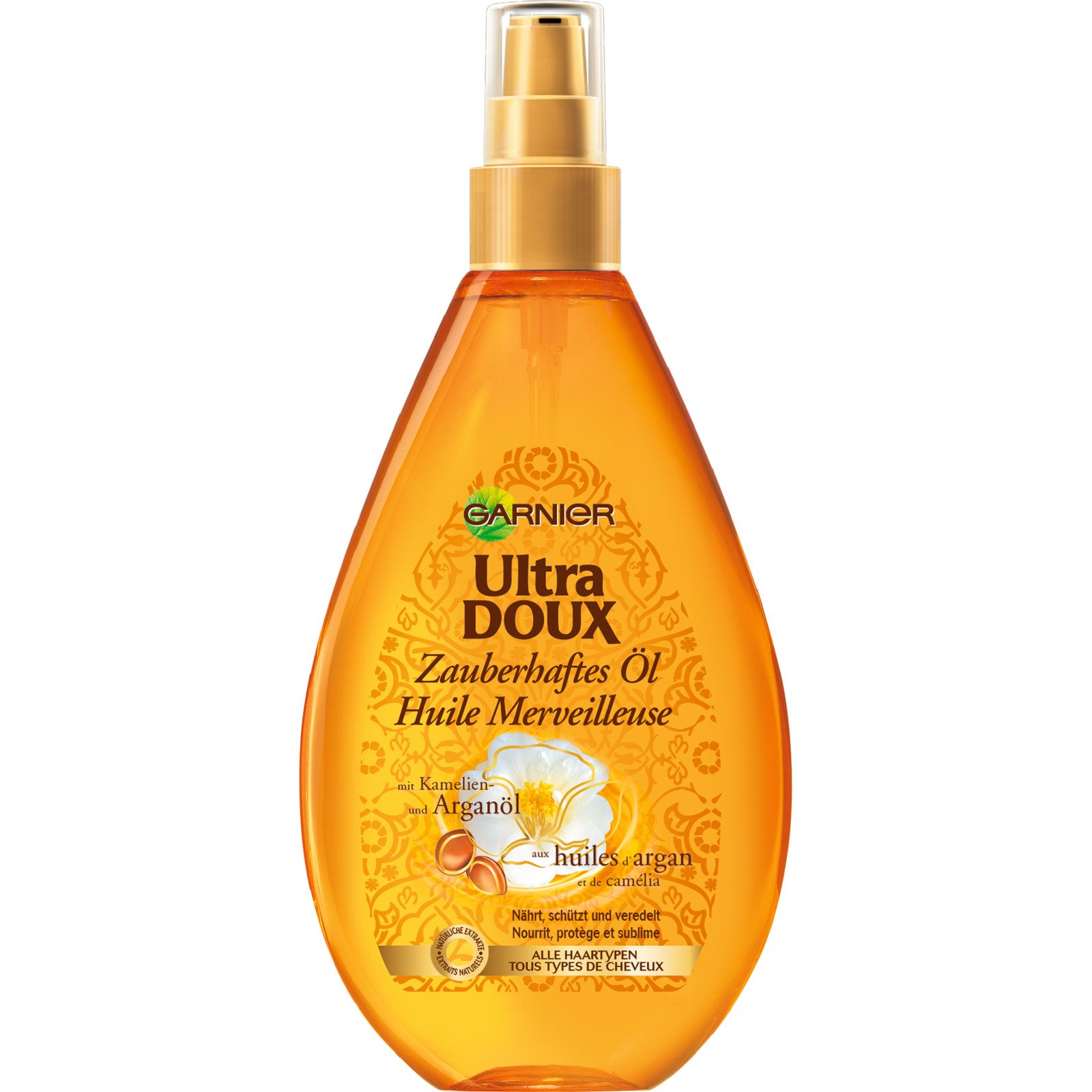 Garnier Ultra Doux Zauberhaftes Öl mit Kamelien- und Arganöl 150 ml