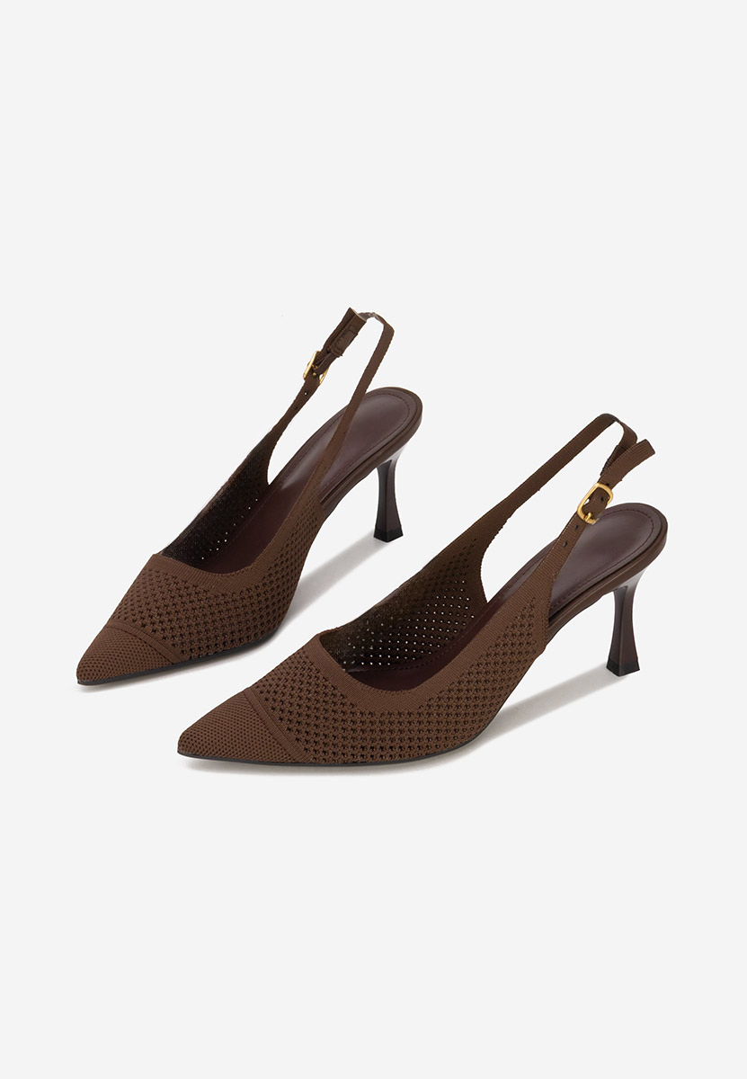 Chaussures slingback bruns Veliria