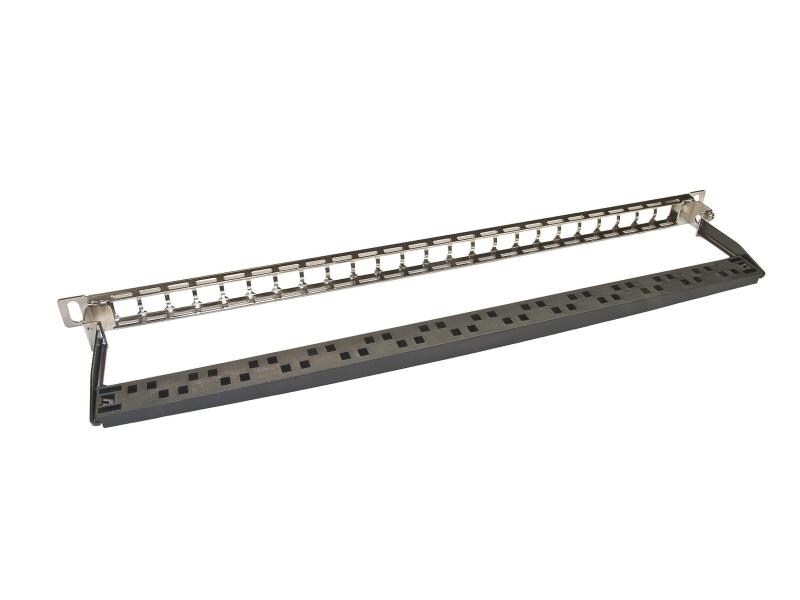 Wirewin Patchpanel 24 Port, Keystone, 0.5HE 19