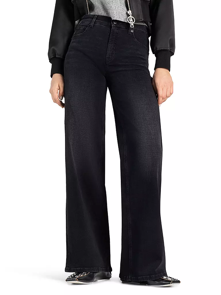 CAMBIO Jeans Flared Fit ALIA schwarz