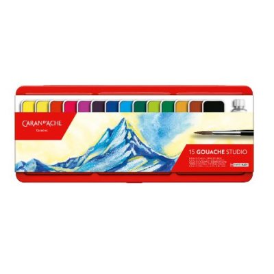 Caran d'Ache Gouache Watercolour Paint Set Of 15