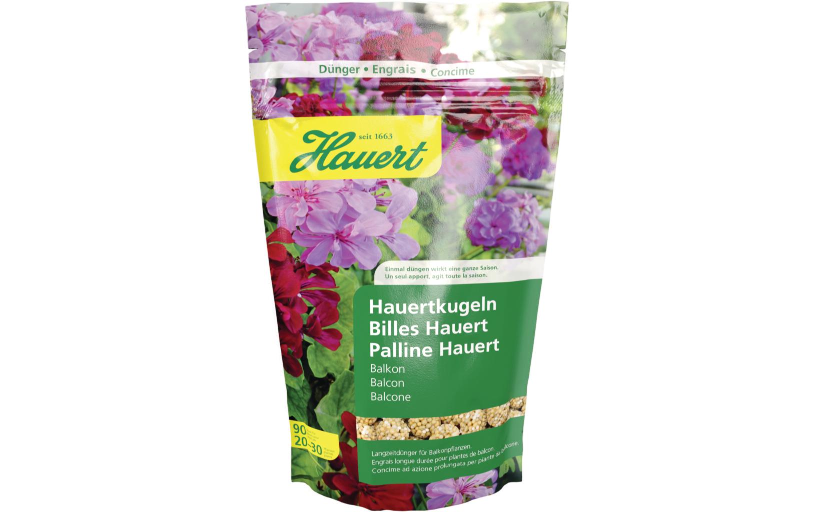 Langzeitdünger Hauertkugeln Balkonpflanzen, 90 Stk.Düngerkugeln