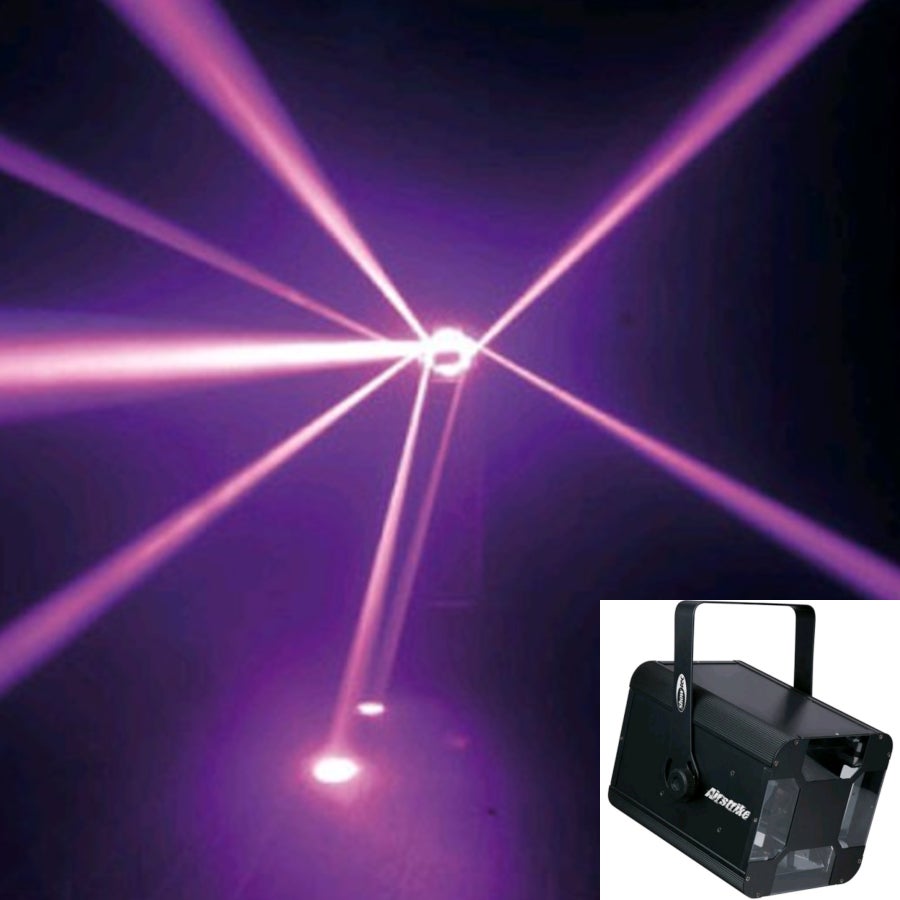 Showtec Airstrike 5R Quad Beam lichteffect