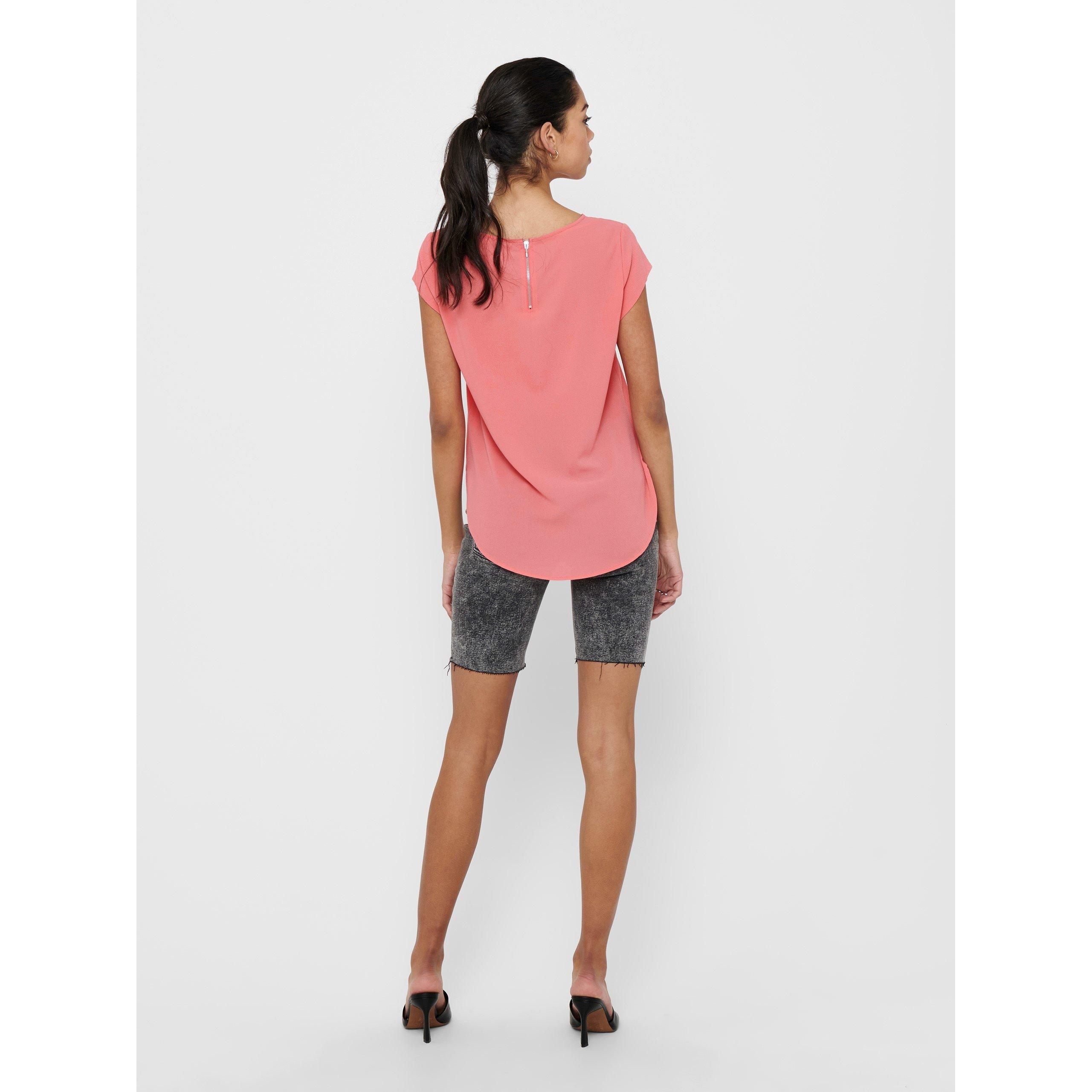 Only Vic Short Sleeve Solid T Shirt