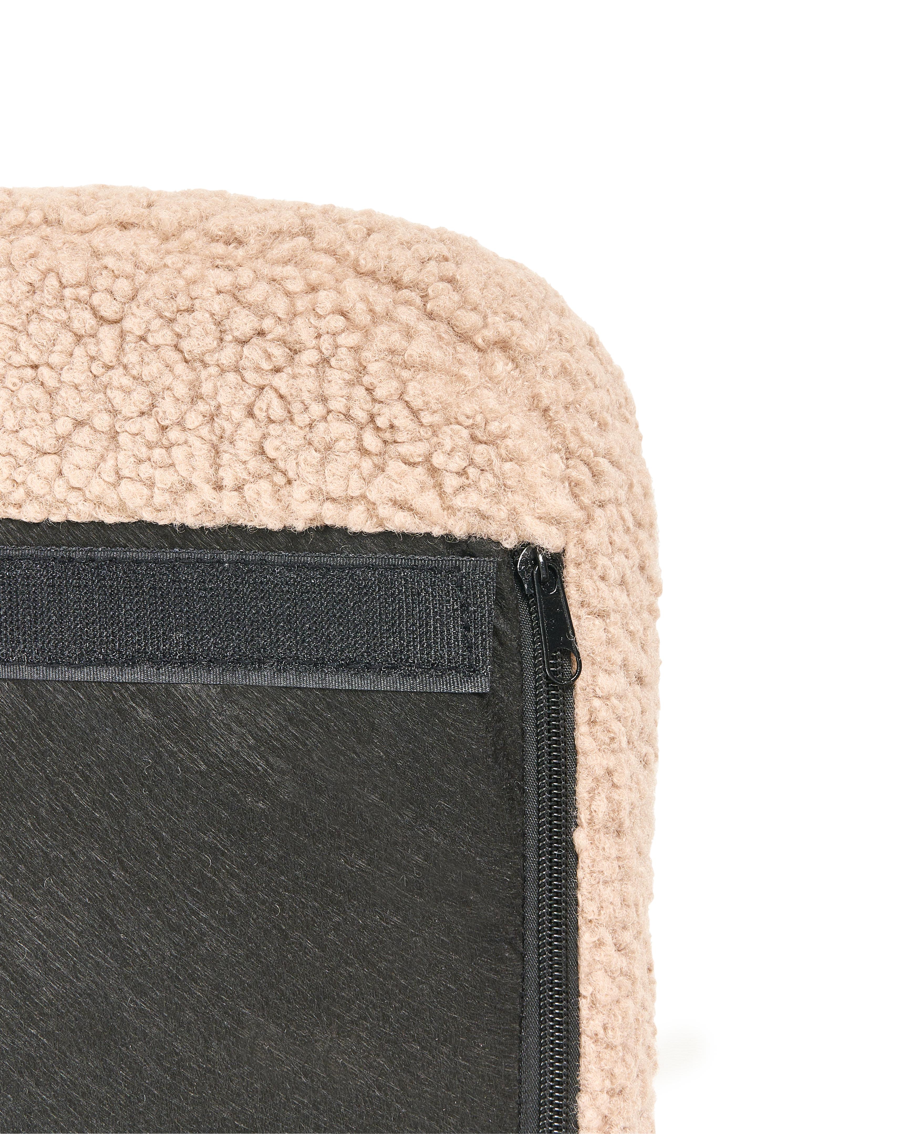 Schommelstoel GULSELE Bouclé Beige