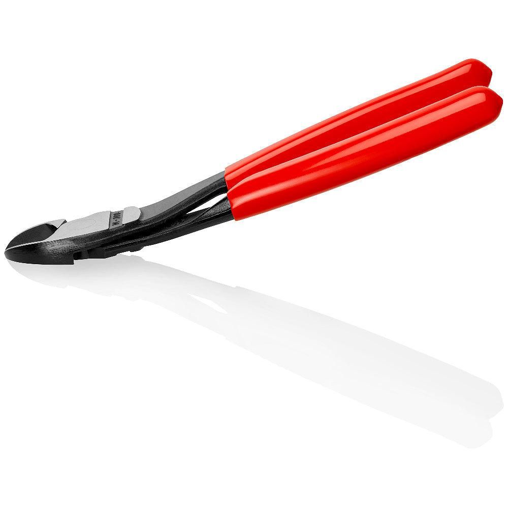 Knipex 74 21 200 Kracht-zijsnijtang 200mm gebogen met kunststof grepen | geatramenteerd