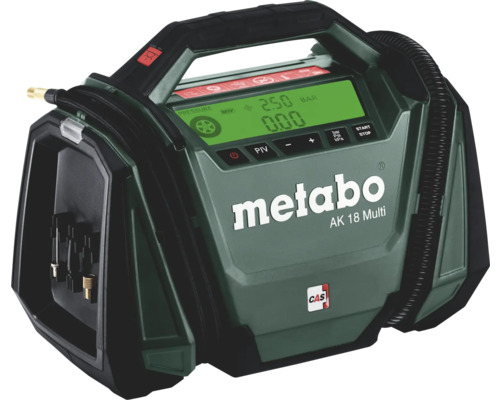 Metabo 11 bar 18 V accucompressor, zonder accu en lader