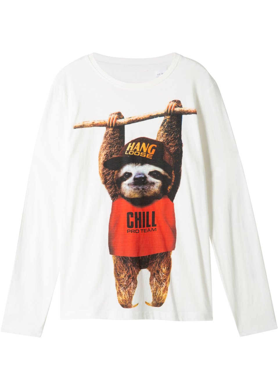 T-shirt manches longues garçon à imprimé animal