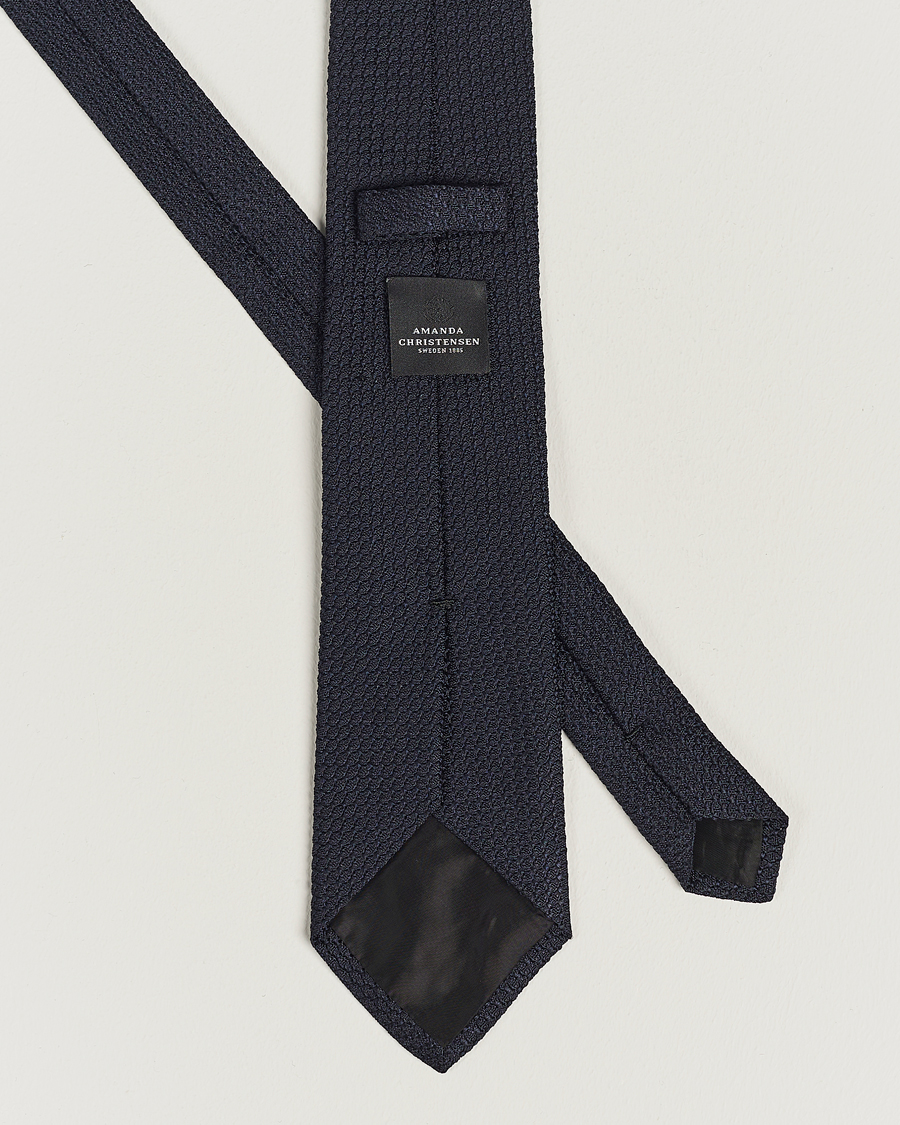 Amanda Christensen Set Tie Navy & Handkercheif White