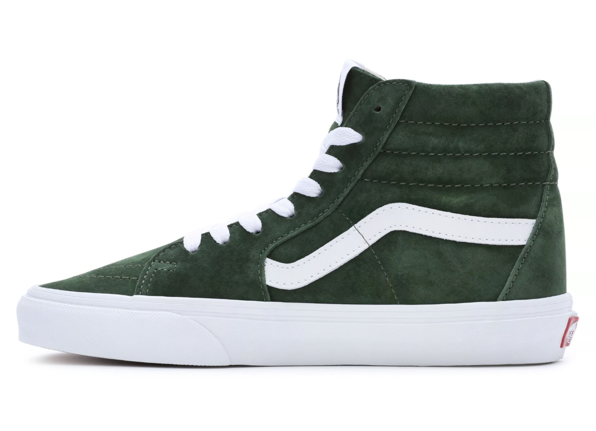 Ua sk8 hi vert blanc