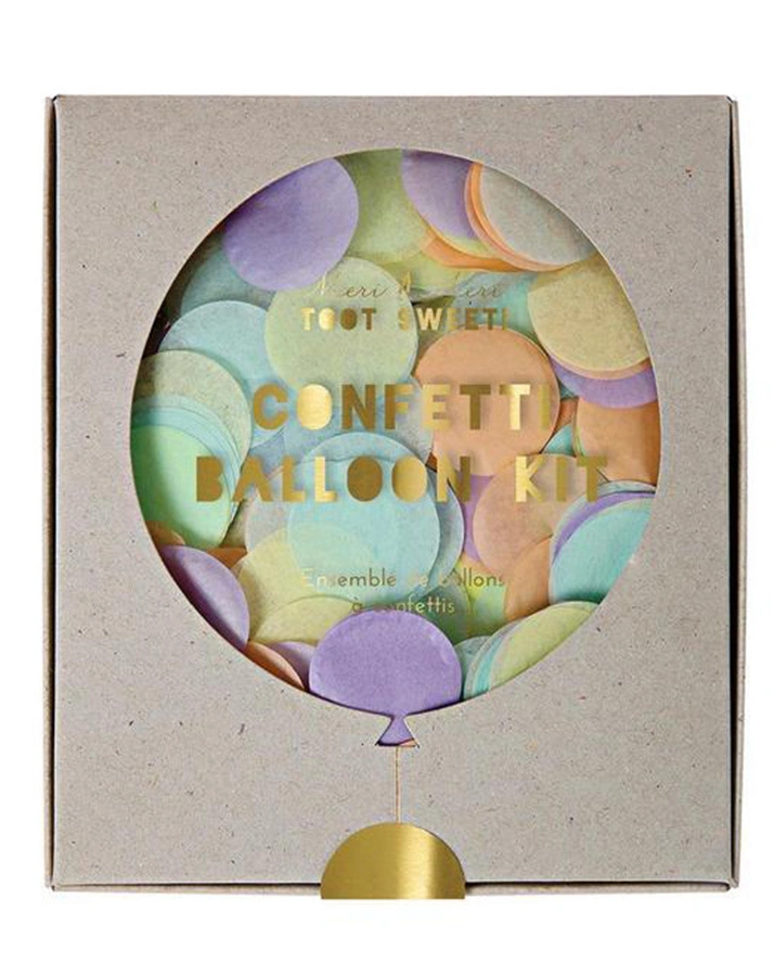 Ballon-Bastelset CONFETTI mit 8 Ballons in bunt