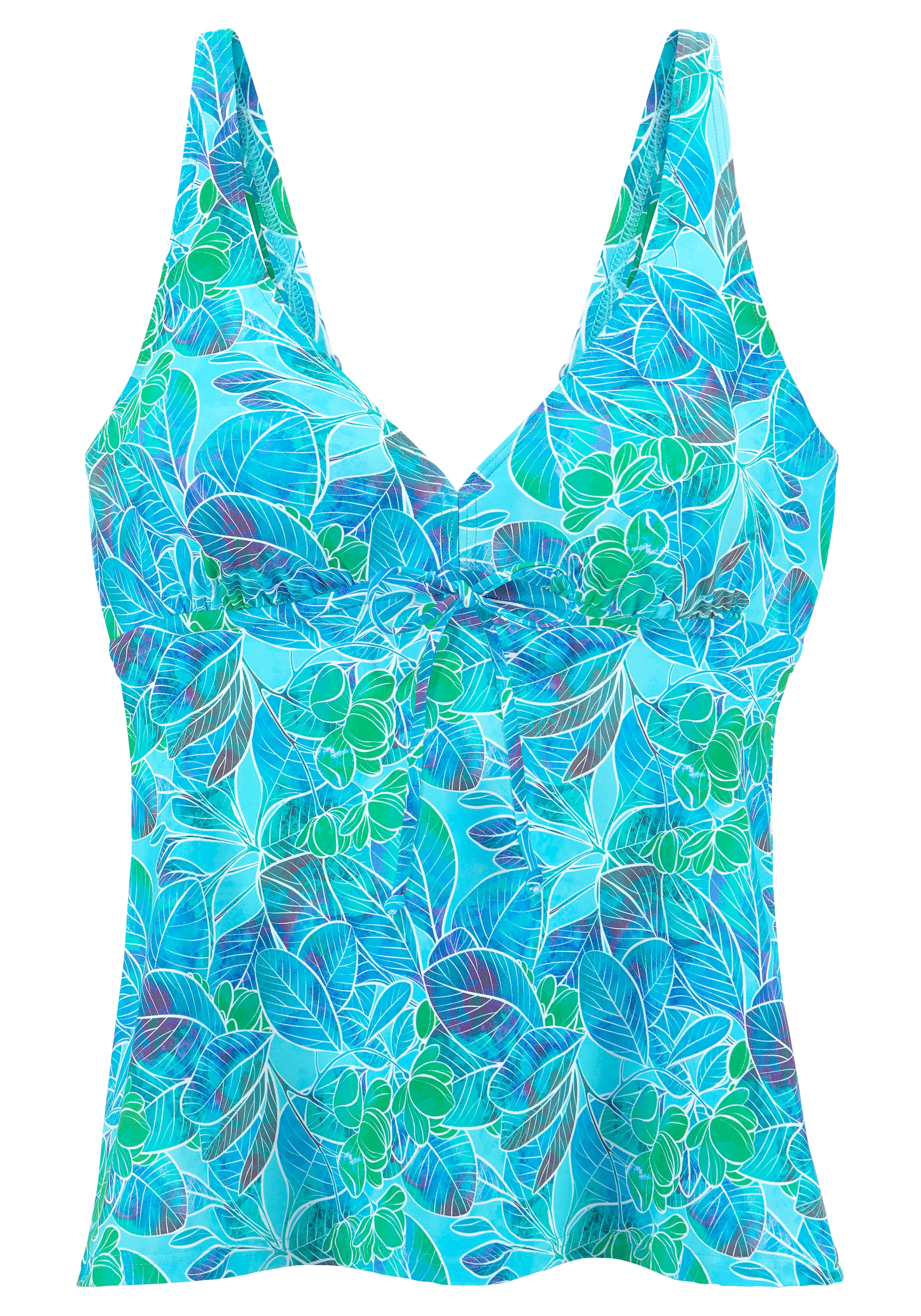 Sunseeker Bügel-Tankini-Top »Lapa«, Unter der Brust regulierbar mit tropischem Print