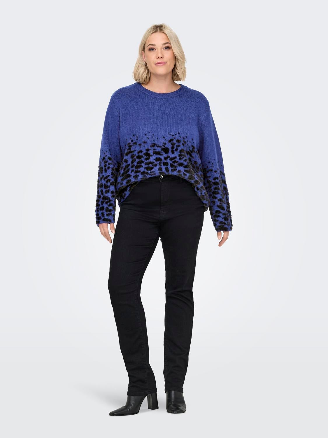 CARANNI Strickpullover Sodalite Blue