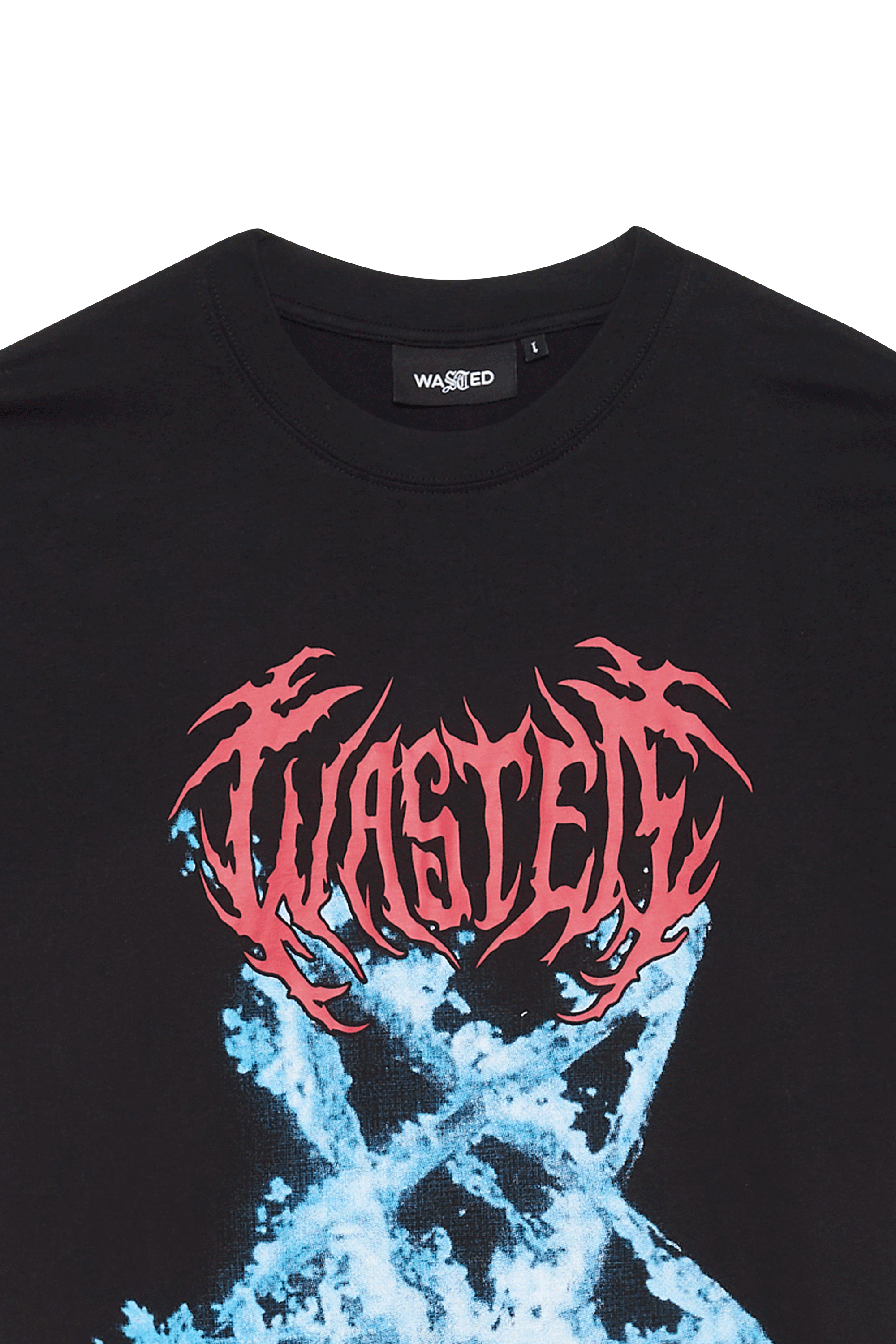 WASTED T-shirt  HELL NATION Noir
