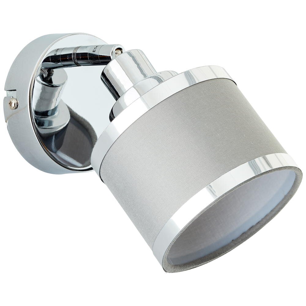 Wandlamp Alexia in grijs en chroom E14