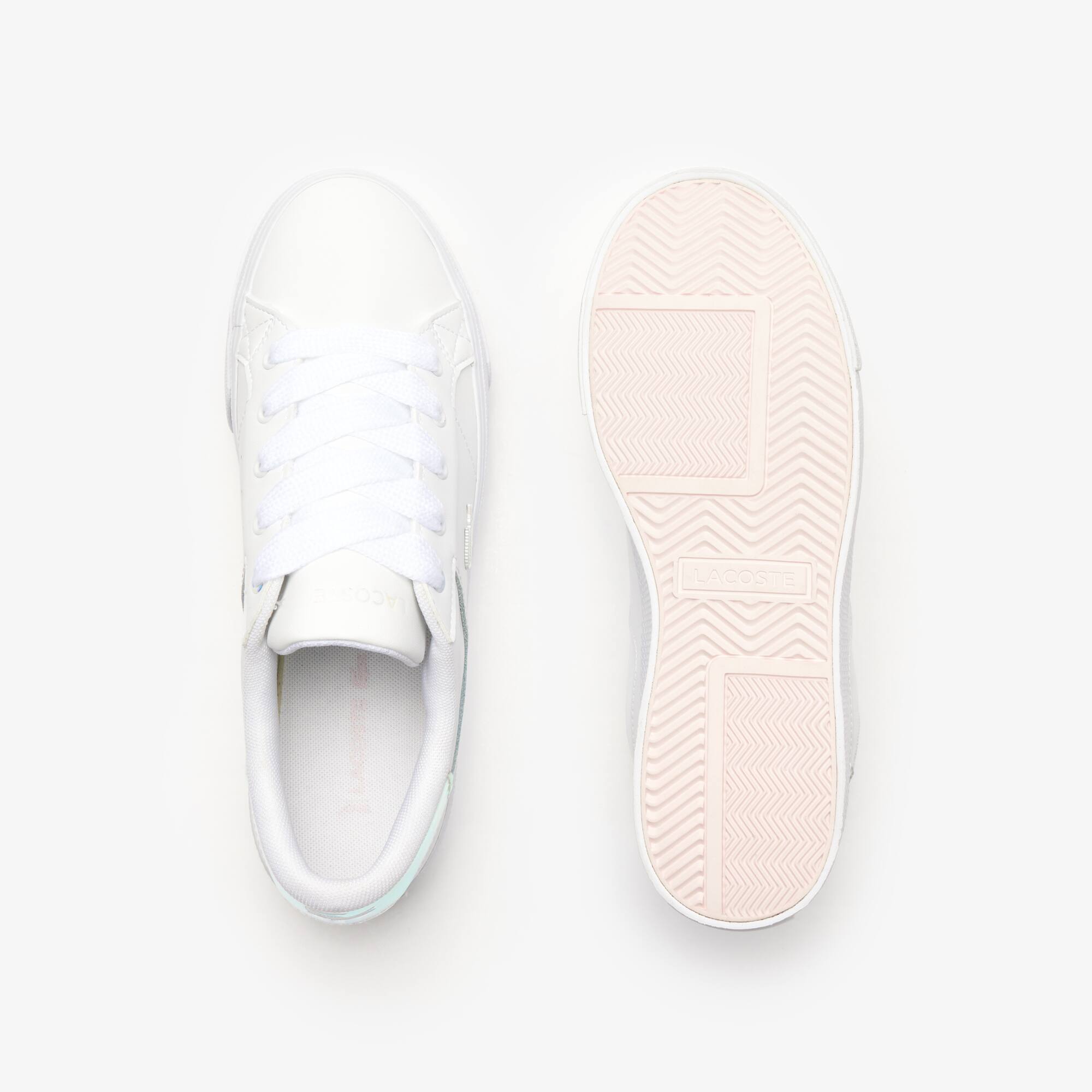 Sneakers Ziane Platform femme en cuir Sneakers - Blanc - Lacoste - Femme