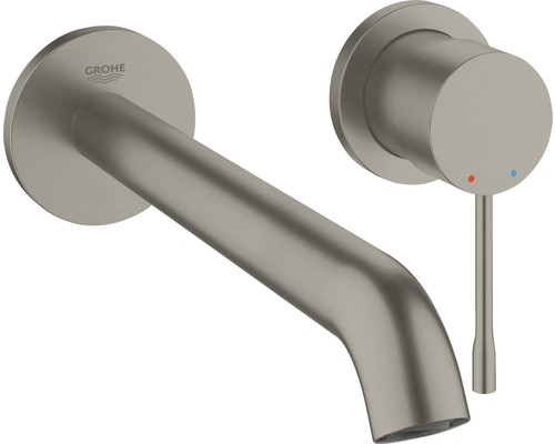 GROHE Inbouwwastafelmengkraan ESSENCE hard grafiet geborsteld zonder inbouwdeel 19967AL1