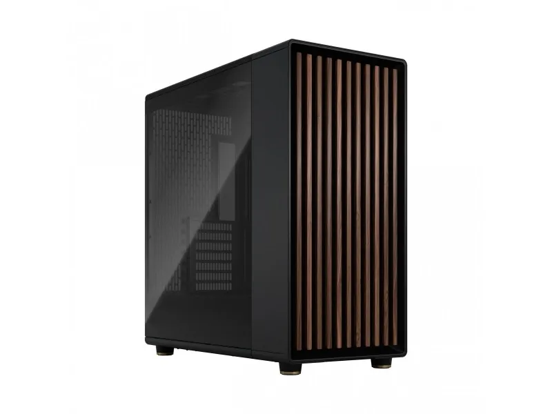 Fractal Design North XL - Tower - udvidet ATX - sidepanel med vindue (hærdet glas) - ingen strømforsyning (ATX) - charcoal black - USB/Audio/Mic