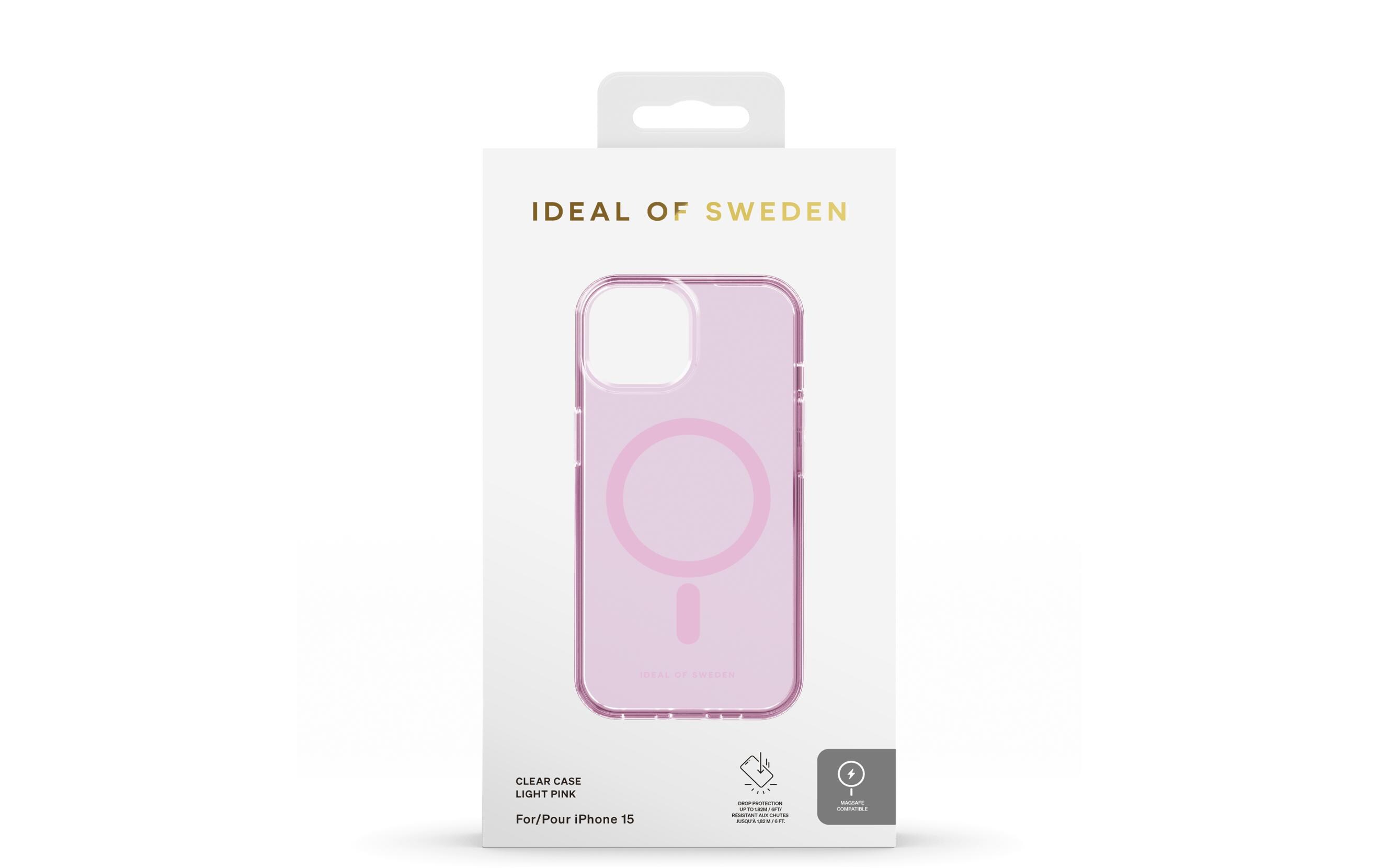 Back Cover Clear Case iPhone 15 Light PinkSilikon-Backcover für das iPhone 15