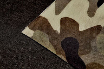 Nordbjørn Bjørli Hals 2-Pack, Black/Camo Splash Deep Lichen Green