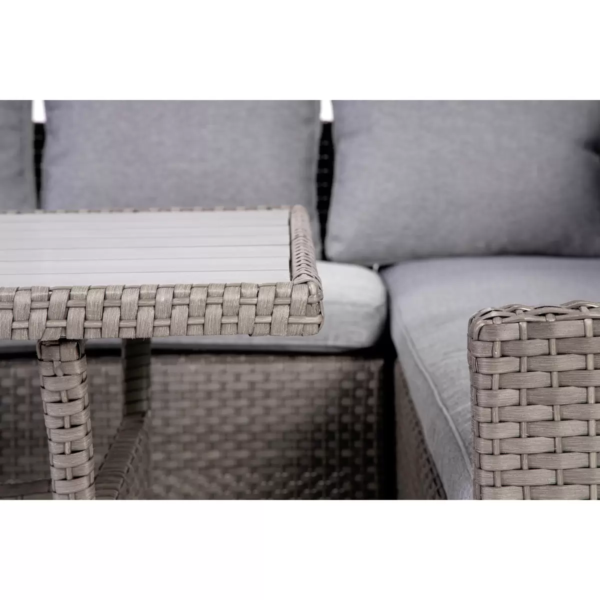 Ondega Gartenlounge Vipora 3-Teilig Rechts Grau