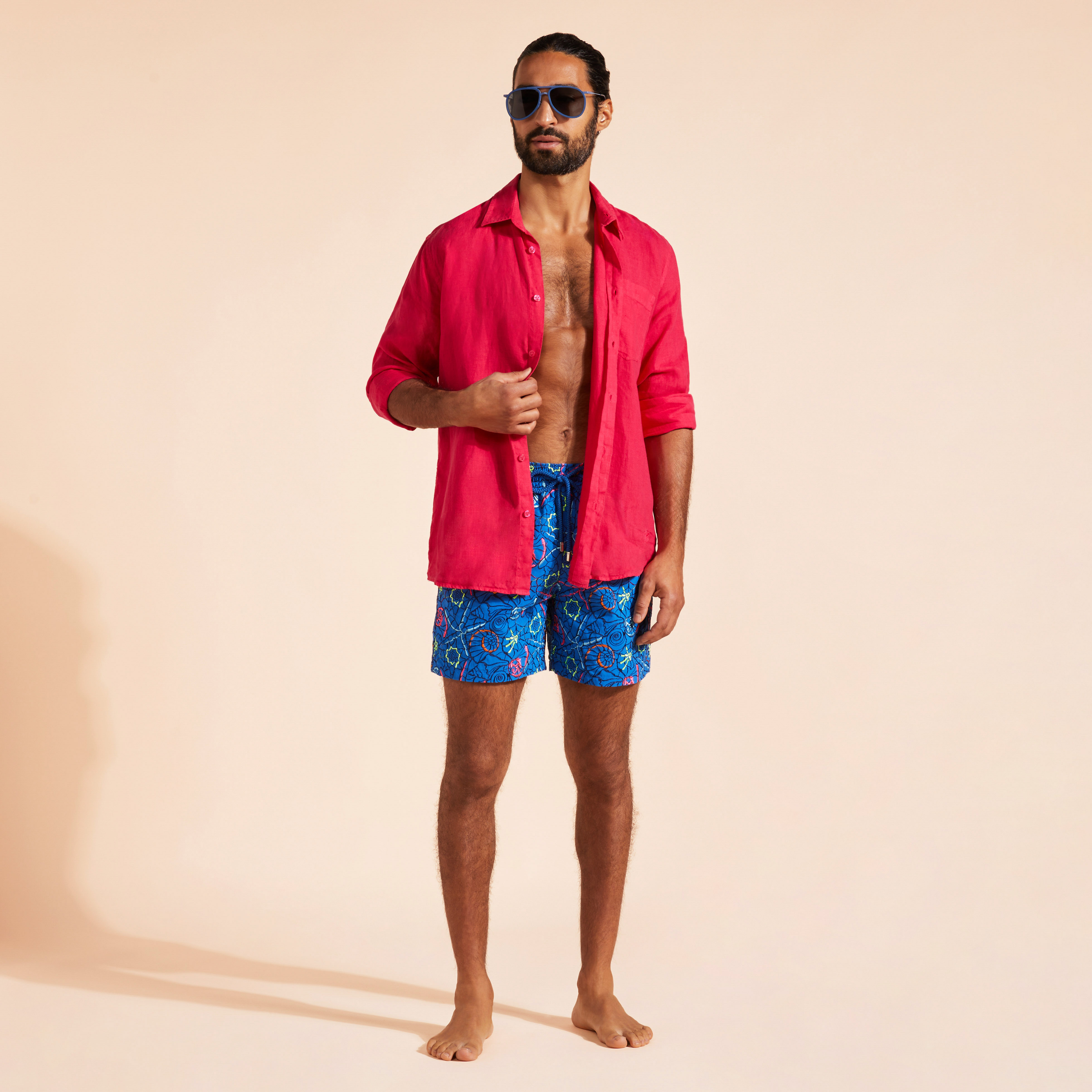 Maillot de Bain Homme Brodé Noumea Sea