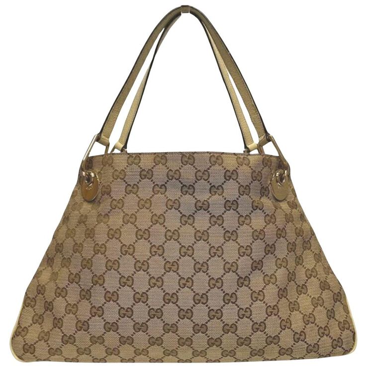 Gucci Vintage Gucci Shoulder Bag Beige