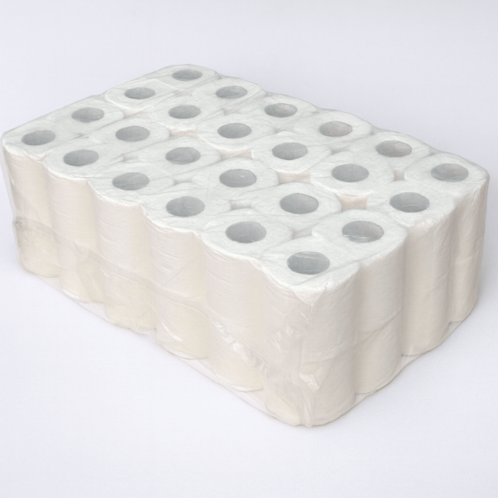 Toiletpapier cellulose 2 laags 200 vel 48 rollen T1 Flush wit BOVE (8103000)