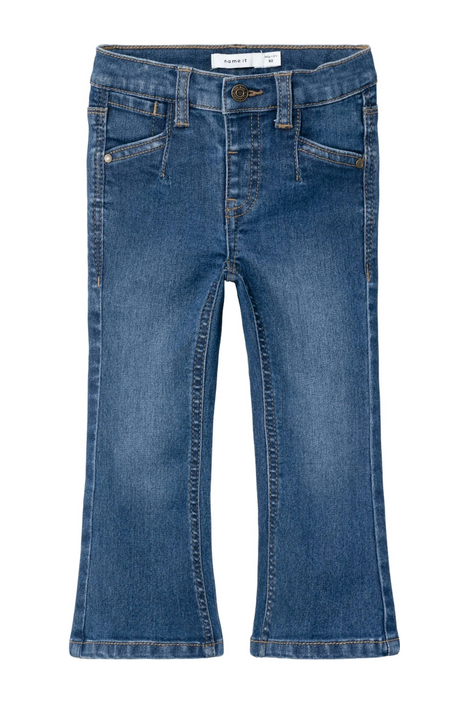 NAME IT bootcut jeans NMFPOLLY dark blue denim