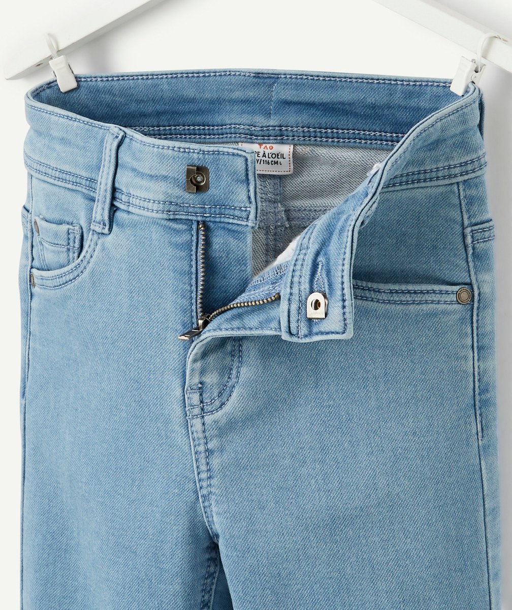 BERMUDA DROIT GARÇON EN DENIM BLEU LOW IMPACT