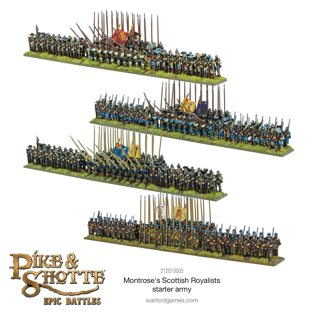 Pike & Shotte Epic Battles - Montrose's Scottish Royalists Starter Army