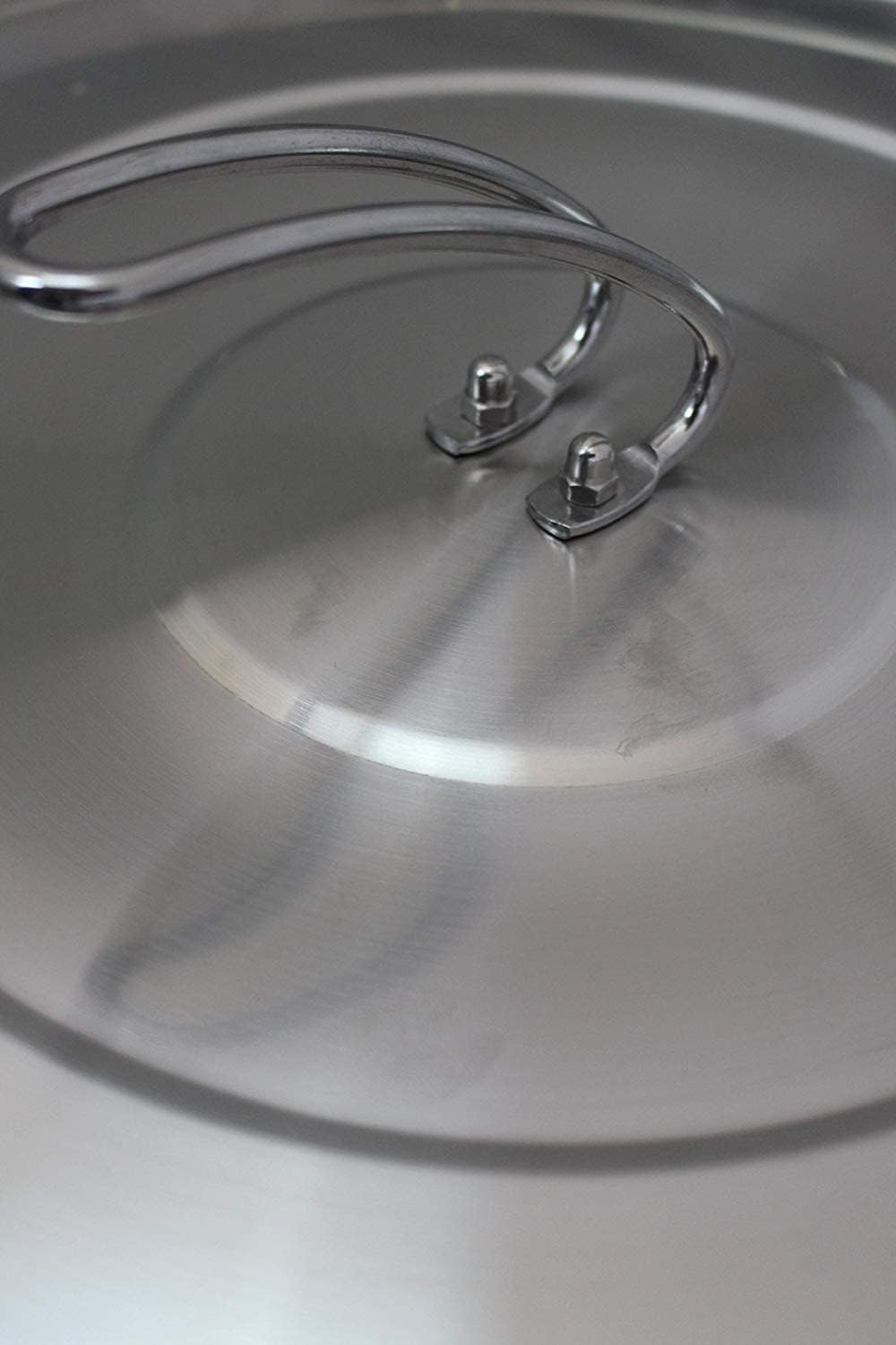 HOOZ Gastronomie Kochtopf Suppentopf - 30 bis 100 Liter Edelstahl Kochtöpfe - ideal geeignet für alle Herdarten & große Küchen - Gastro Topfset (100 L)