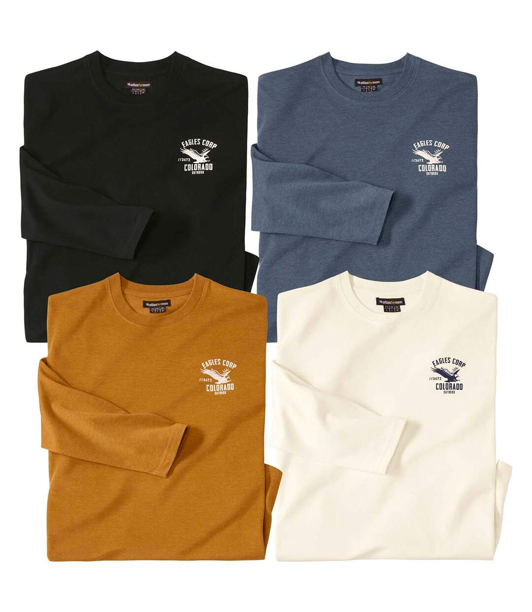 Le Lot de 4 Tee-shirts Manches Longues Colorado
