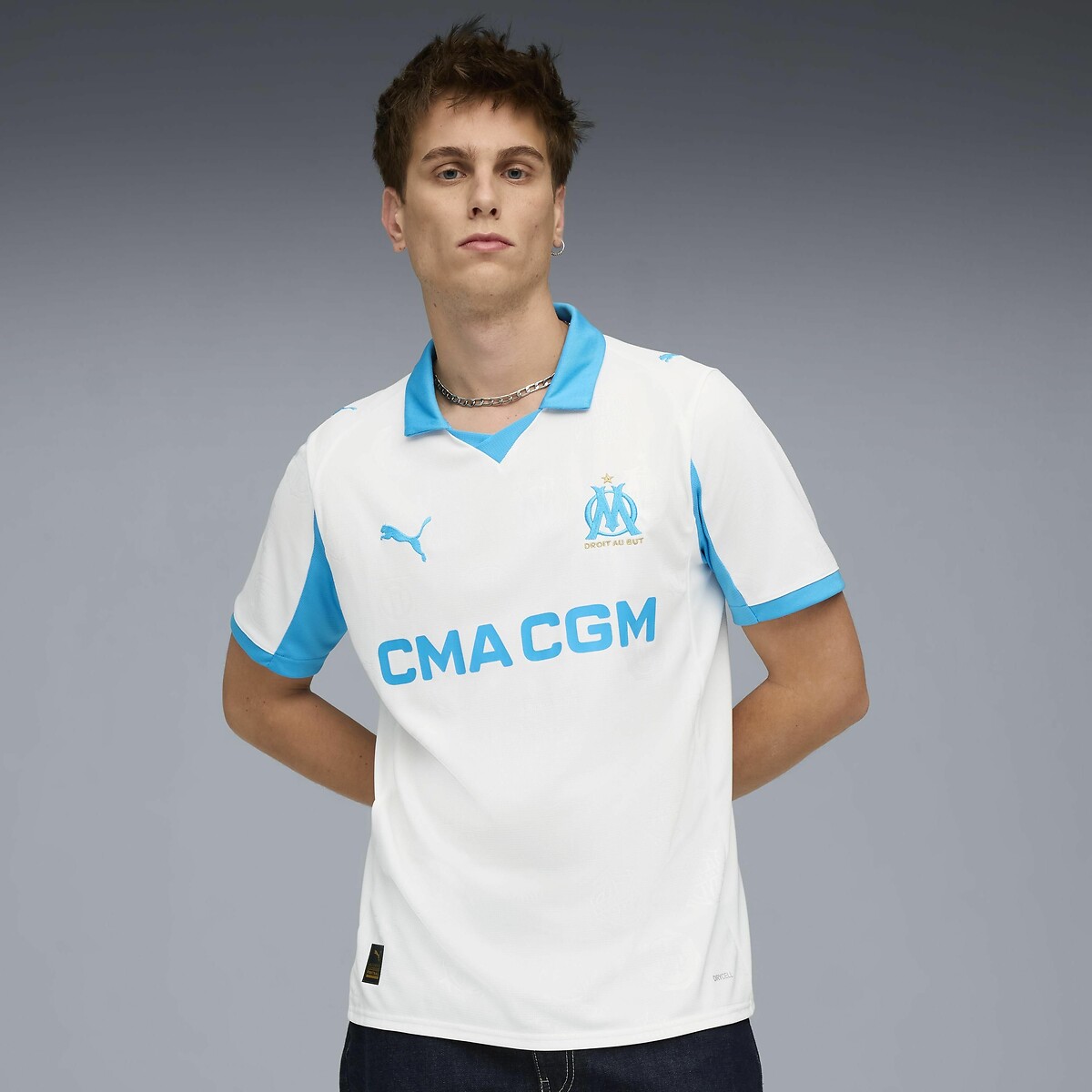 PUMA<br>Camisa de futebol Olympique de Marseille Home Jersey