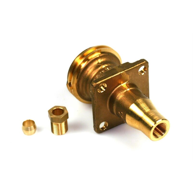 Füllventil ACME für Aussenbetankung (Einbautopf) gerade auf 8mm Kupferleitung