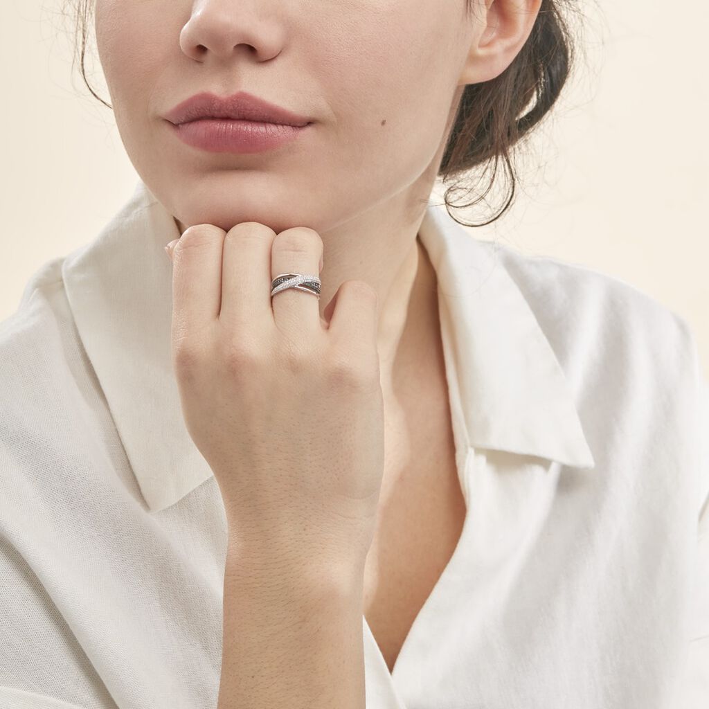 Bague Aina Or Blanc Diamant